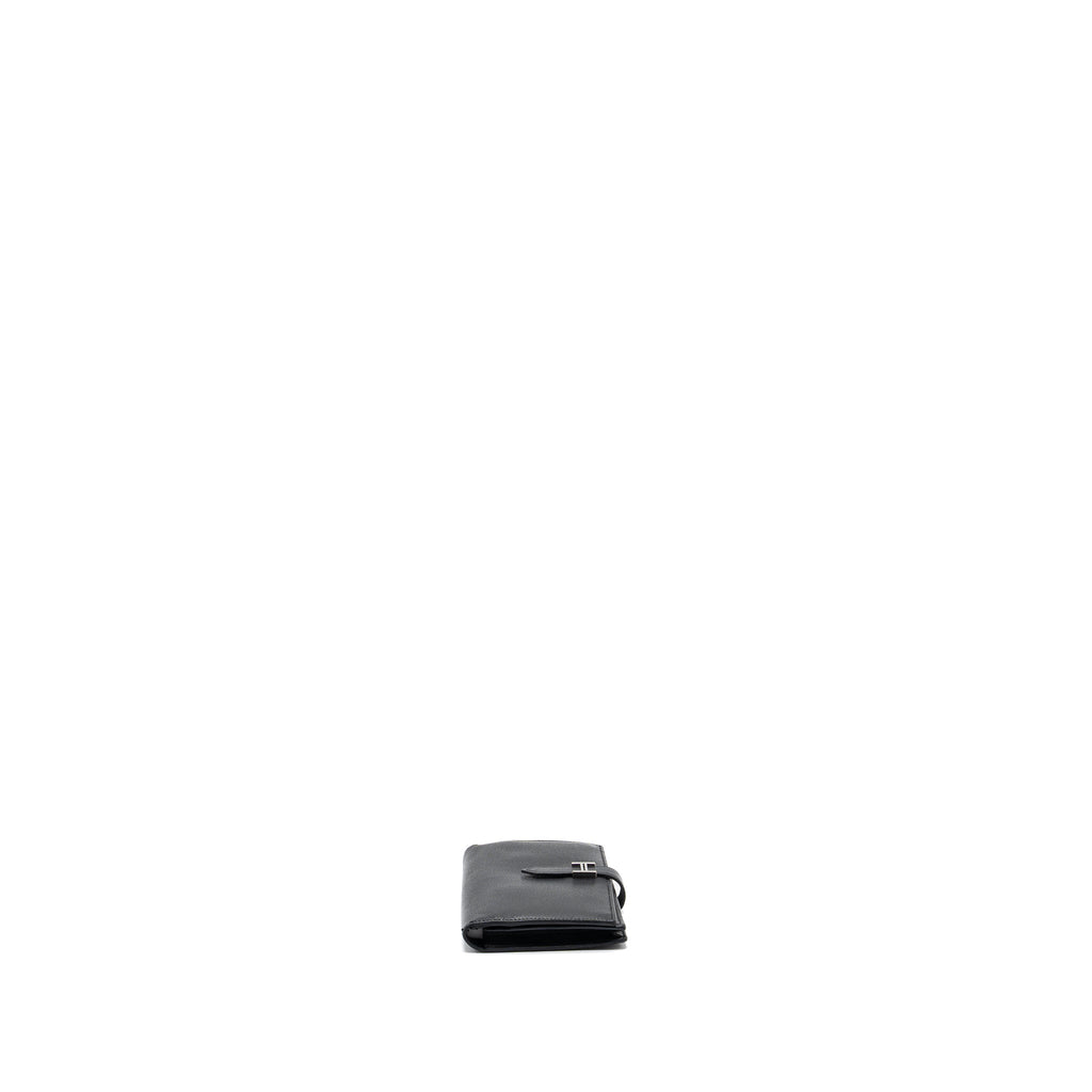 HERMES BEARN WALLET EPSOM BLACK SHW
