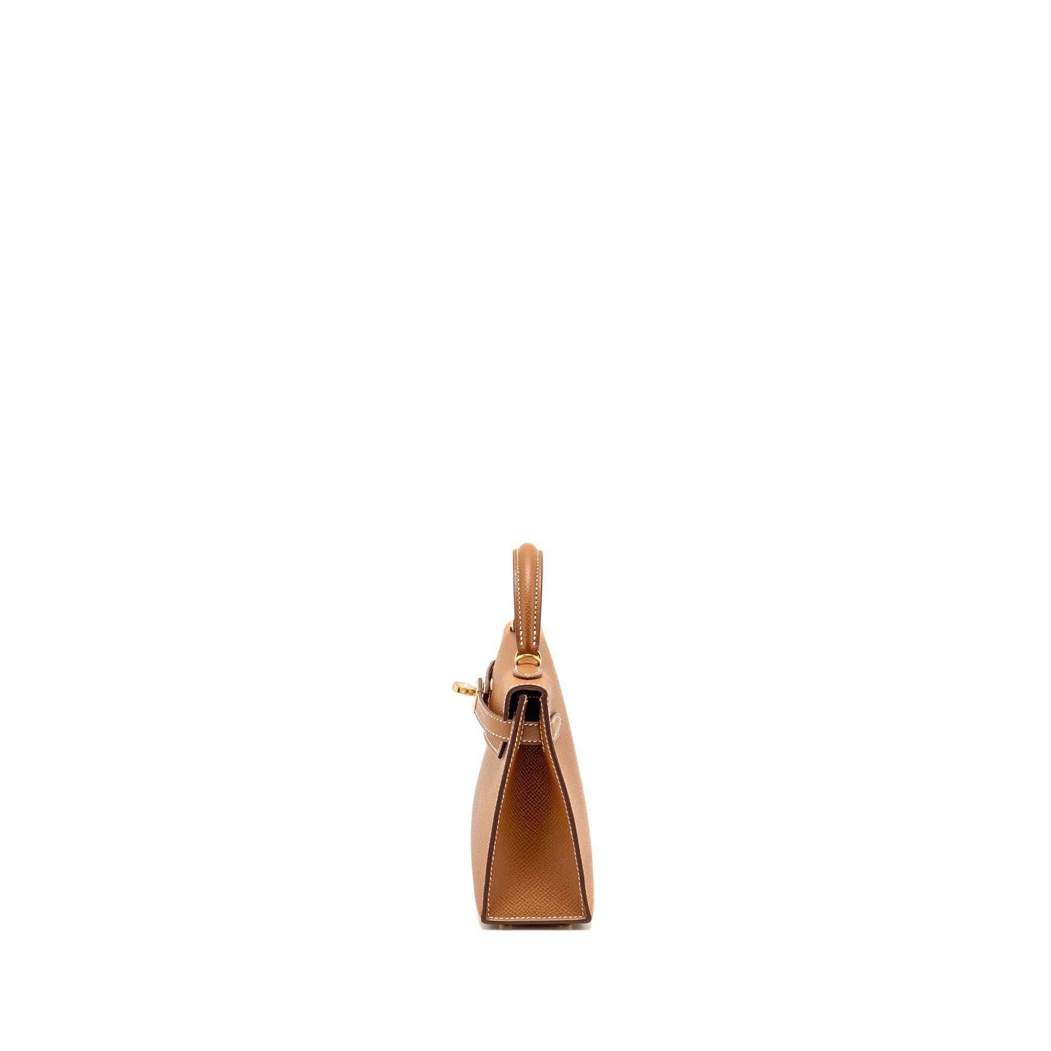 HERMES MINI KELLY II EPSOM GOLD GHW