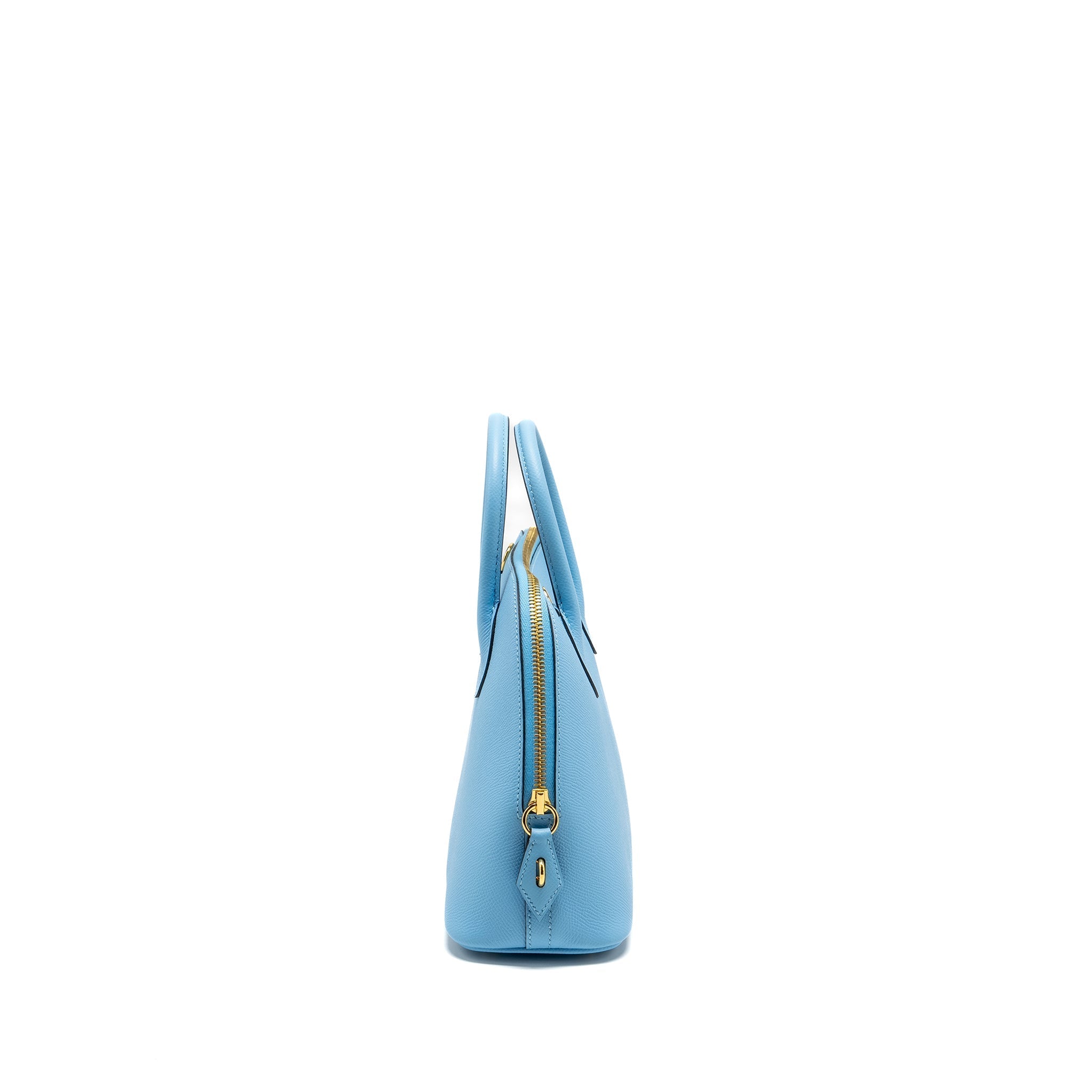 HERMES BOLIDE 1923 25 EPSOM 7N BLUE CELESTE GHW