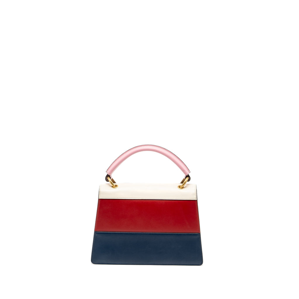 GUCCI QUEEN MARGARET TOTE BAG CALFSKIN MULTICOLOUR GHW