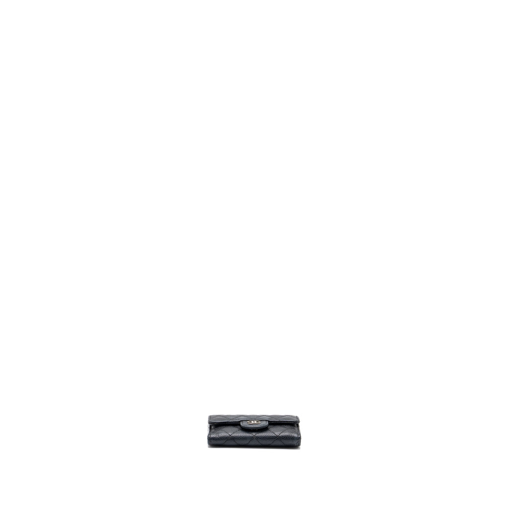 CHANEL CLASSIC FLAP CARD HOLDER CAVIAR BLACK SHW