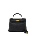 HERMES KELLY 32 TOGO BLACK GHW