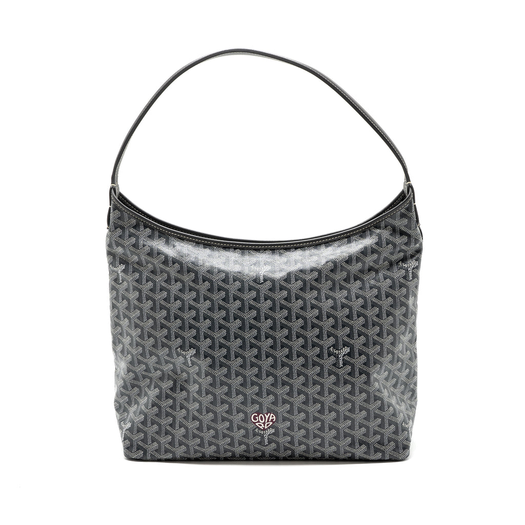GOYARD BOHEME HOBO PM GOYARDINE CANVAS GRIS SHW