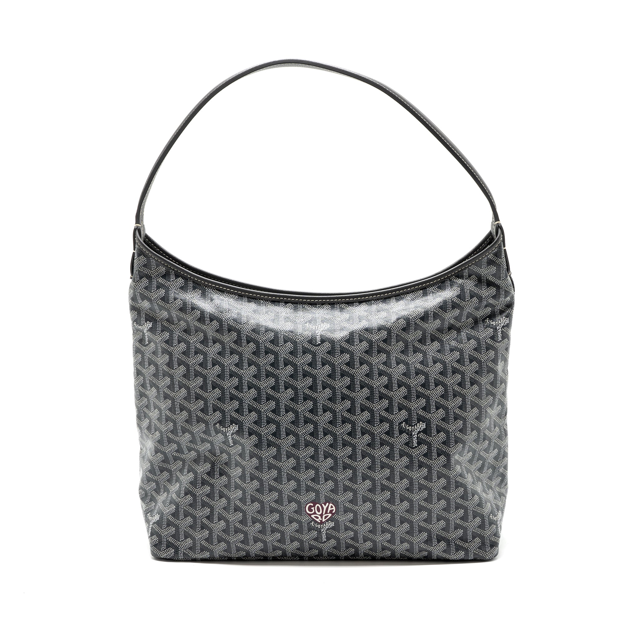 GOYARD BOHEME HOBO PM GOYARDINE CANVAS GRIS SHW