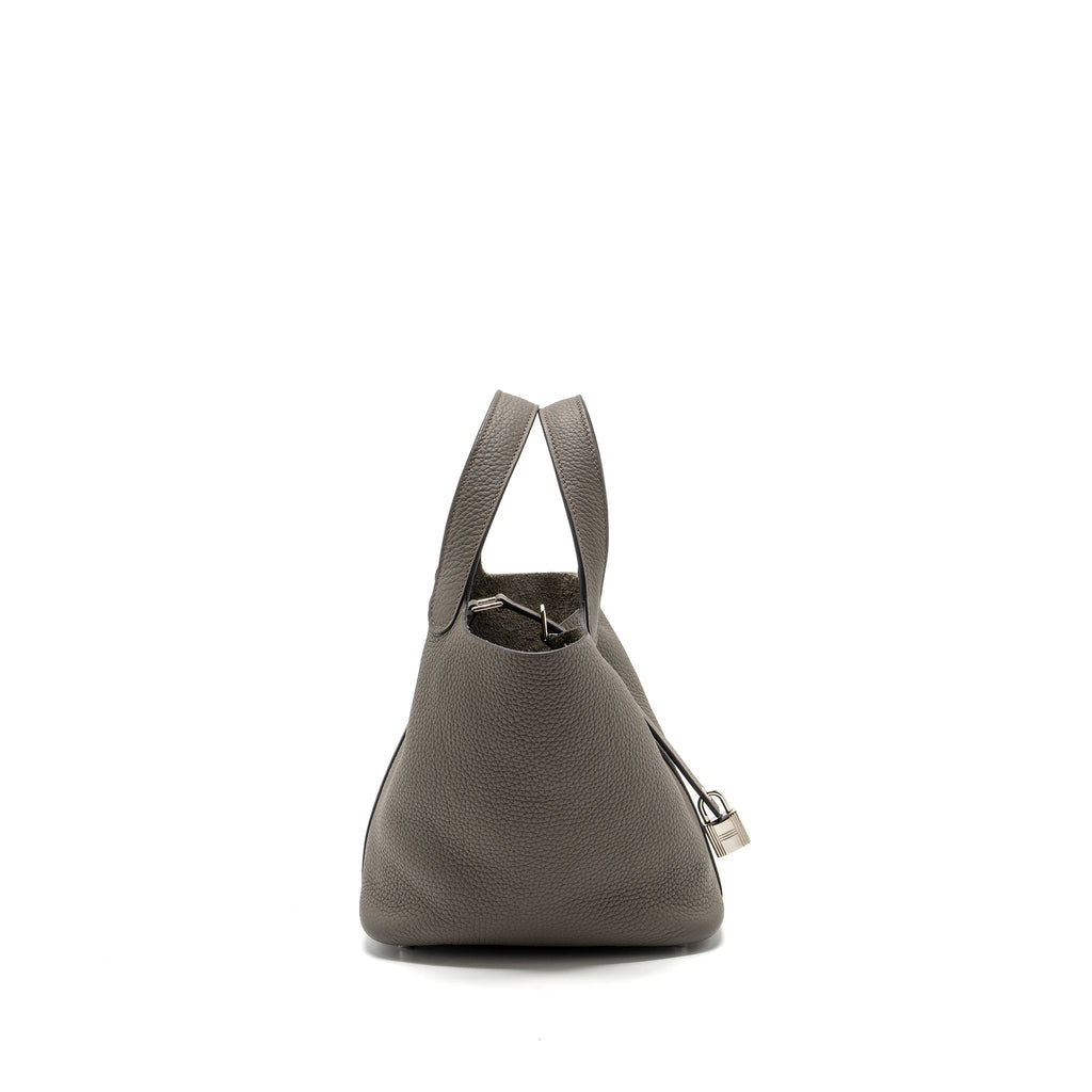 HERMES PICOTIN 18 CLEMENCE GRIS ETAIN SHW