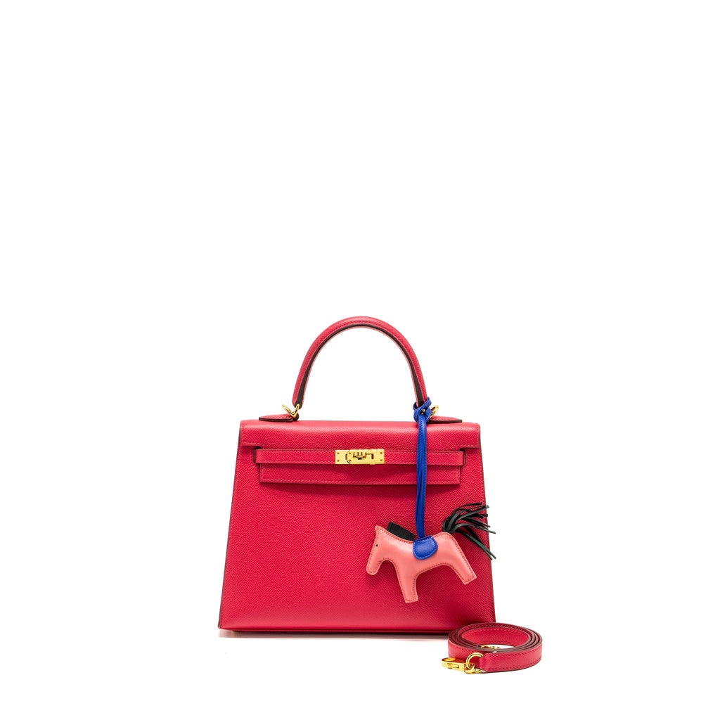 HERMES KELLY 25 EPSOM ROSE MEXICO GHW