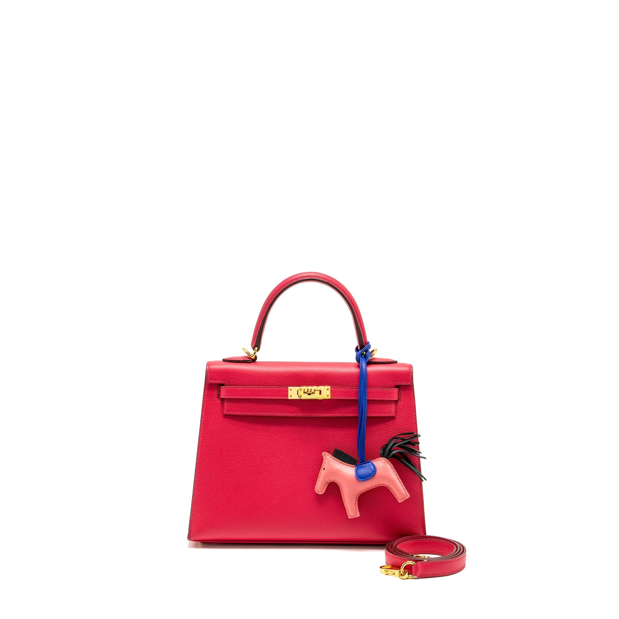 HERMES KELLY 25 EPSOM ROSE MEXICO GHW
