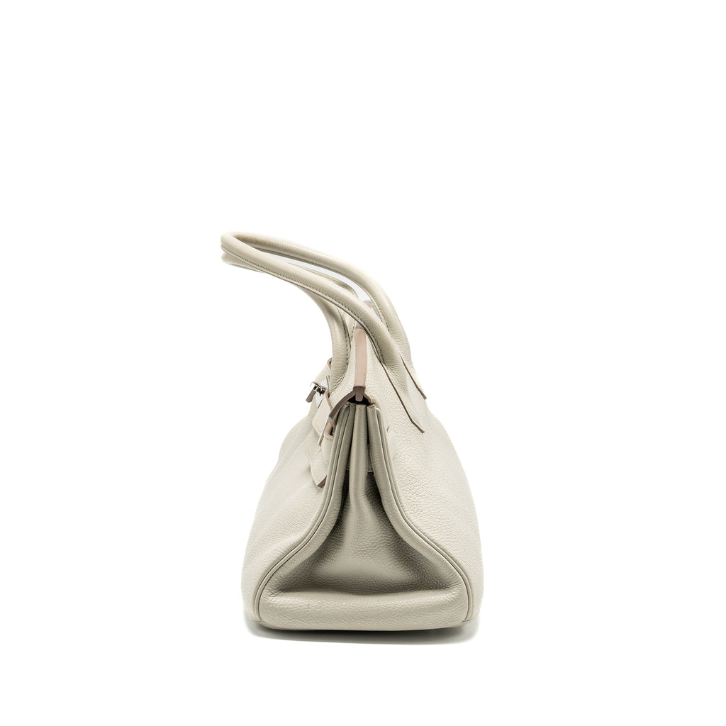 HERMES SHOULDER BIRKIN CLEMENCE GRIS PERLE SHW