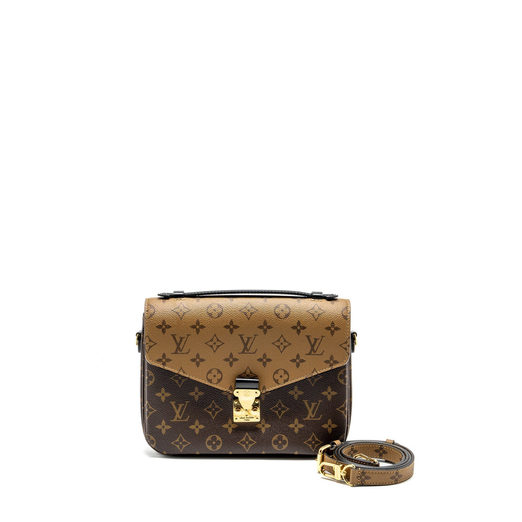 LOUIS VUITTON POCHETTE METIS MONOGRAM REVERSE CANVAS GHW