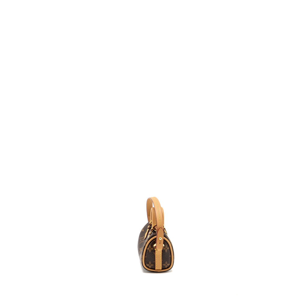 LOUIS VUITTON SPEEDY BAG CHARM MONOGRAM CANVAS GHW