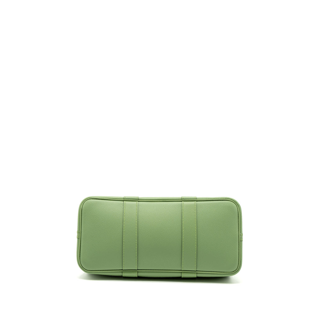 HERMES GARDEN PARTY 30 EPSOM VERT CRIQUET SHW