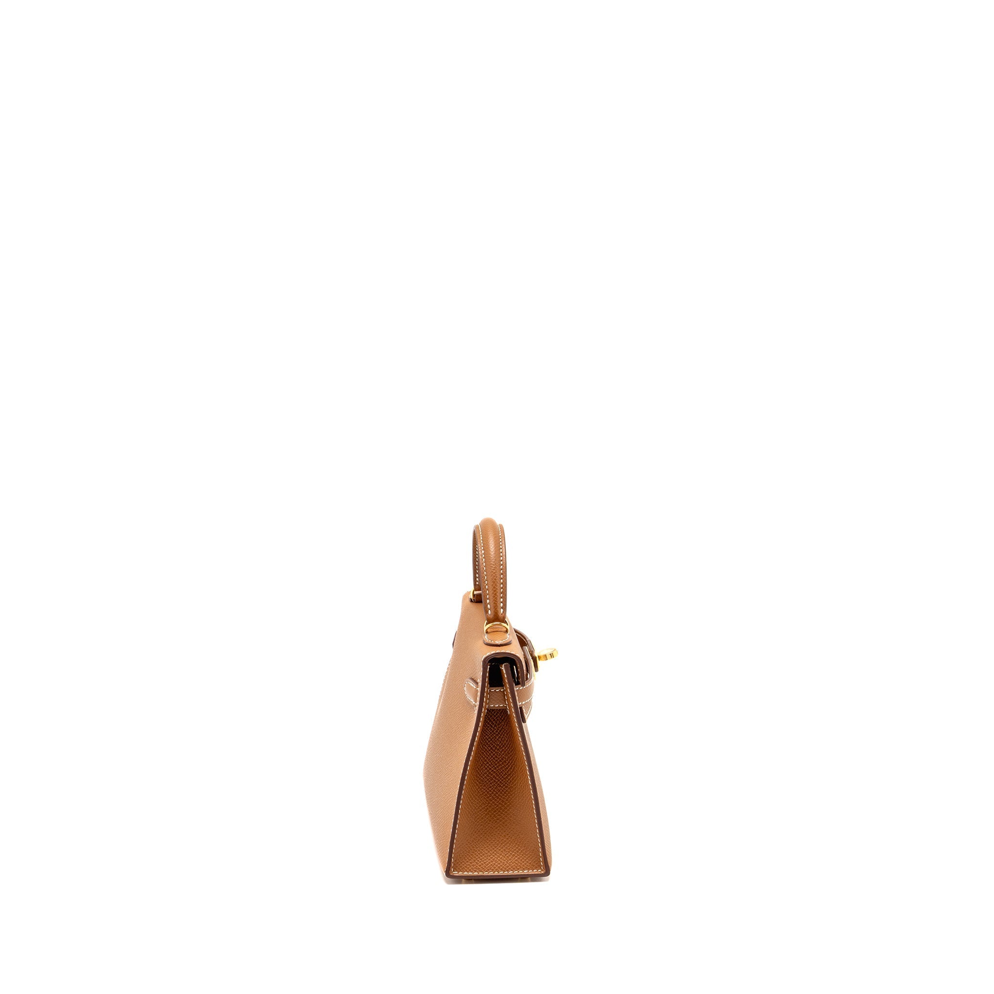 HERMES MINI KELLY II EPSOM GOLD GHW