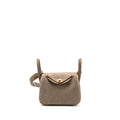 HERMES MINI LINDY GRIZZLY/SWIFT GRIS CAILLOU/ETOUPE GHW