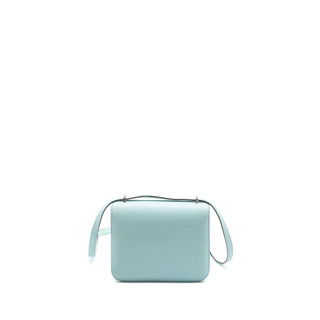 HERMES MINI CONSTANCE SWIFT BLUE ZEPHYR / CACTUS SHW