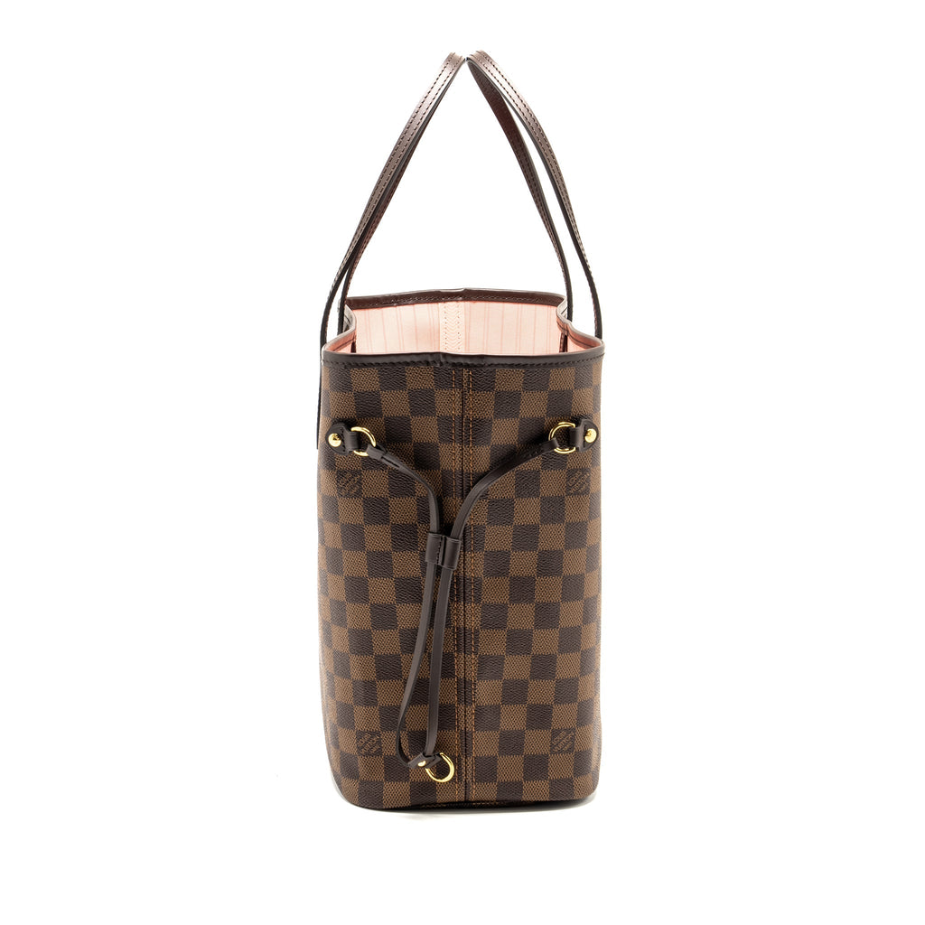 LOUIS VUITTON NEVERFULL MM DAMIER EBENE CANVAS GHW