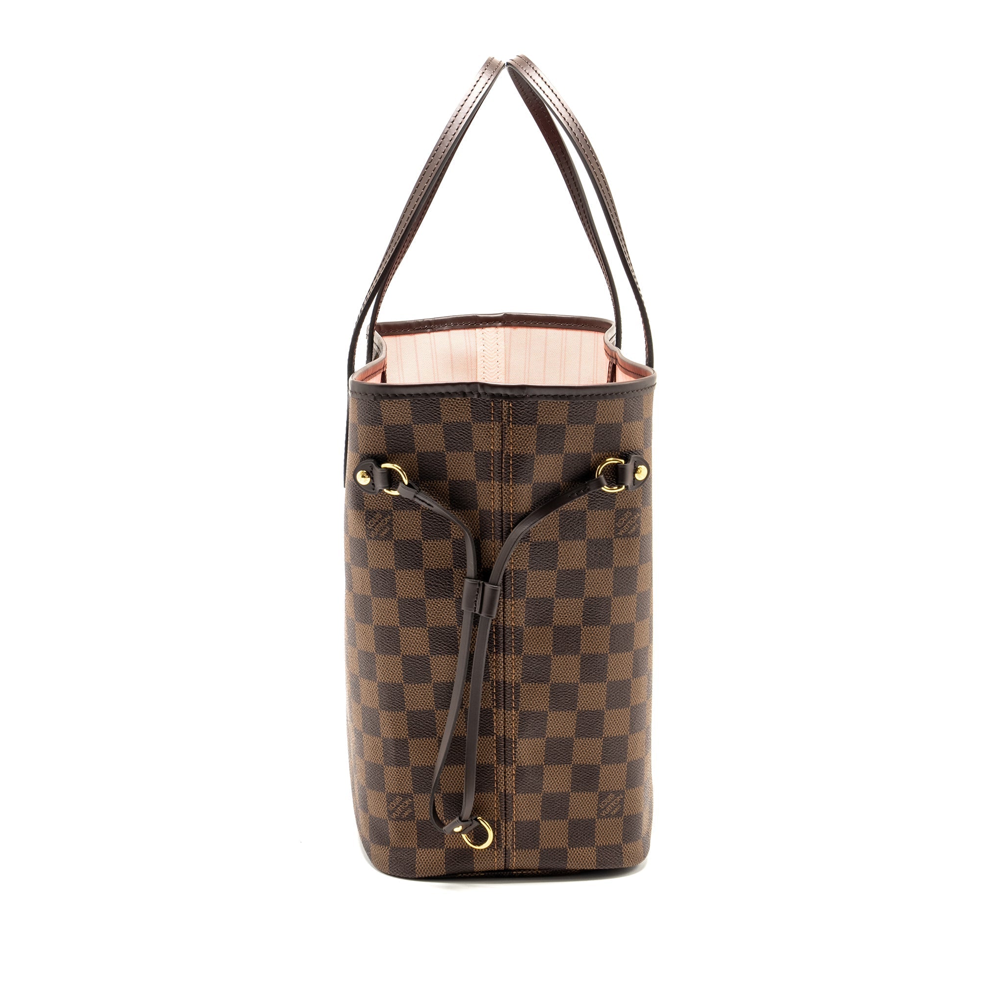 LOUIS VUITTON NEVERFULL MM DAMIER EBENE CANVAS GHW