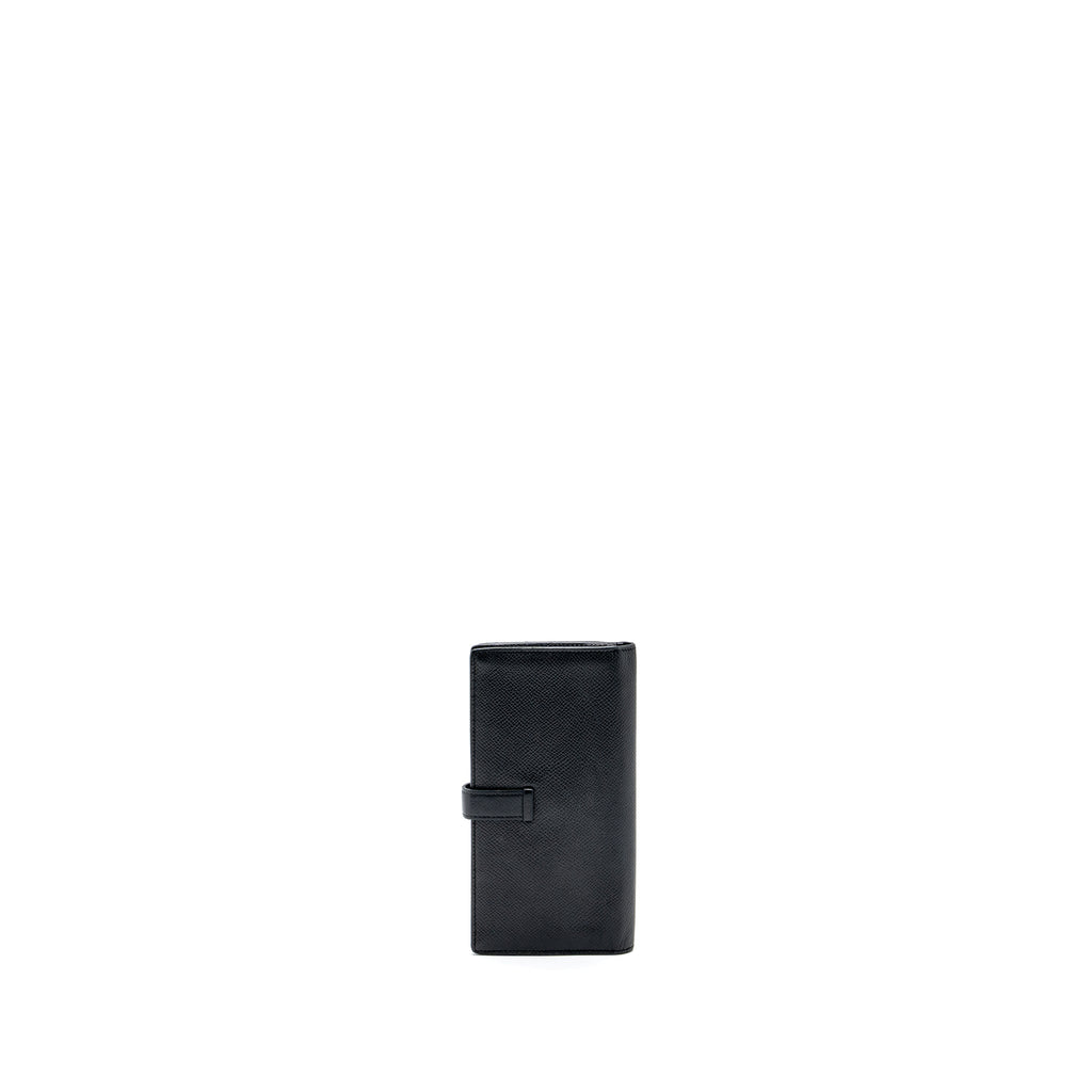 HERMES BEARN WALLET EPSOM BLACK SHW