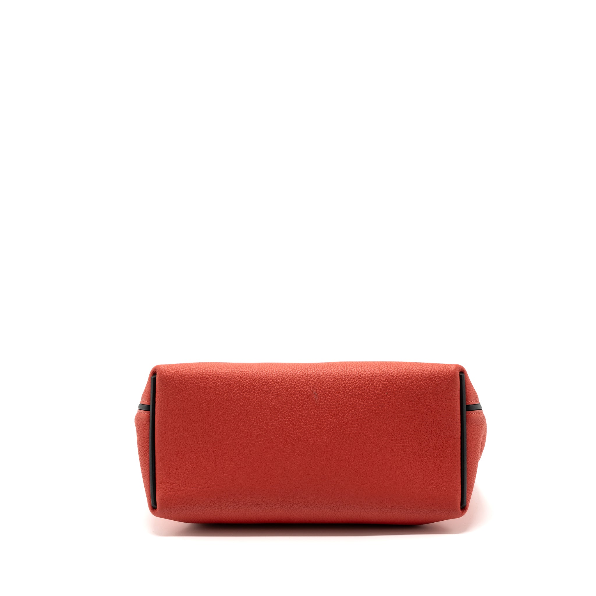 HERMES 24/24-29 BAG CLEMENCE/ SWIFT ROUGE PIVOINE/NOIR SHW