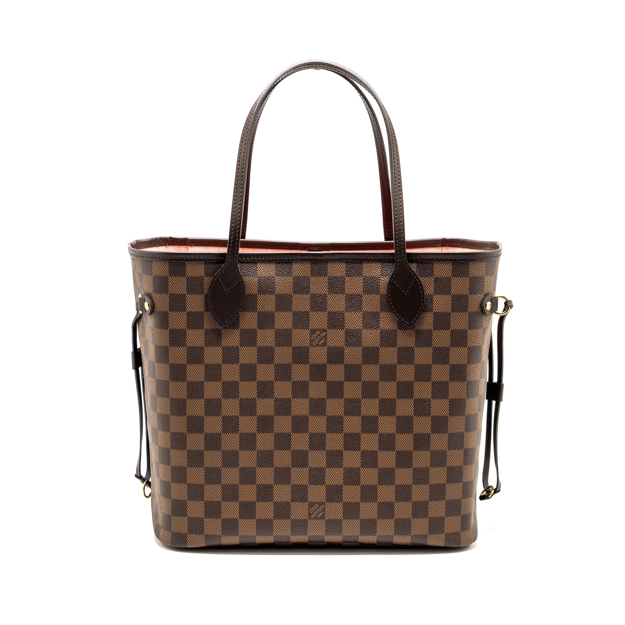 LOUIS VUITTON NEVERFULL MM DAMIER EBENE CANVAS GHW