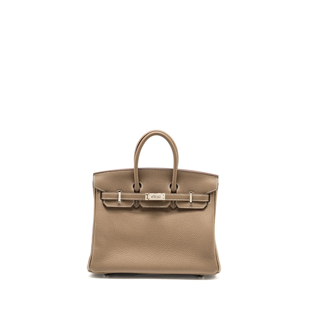 HERMES BIRKIN 25 TOGO ETOUPE SHW