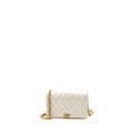 CHANEL CLASSIC BOY WALLET ON CHAIN CAVIAR WHITE GHW(MICROCHIP)