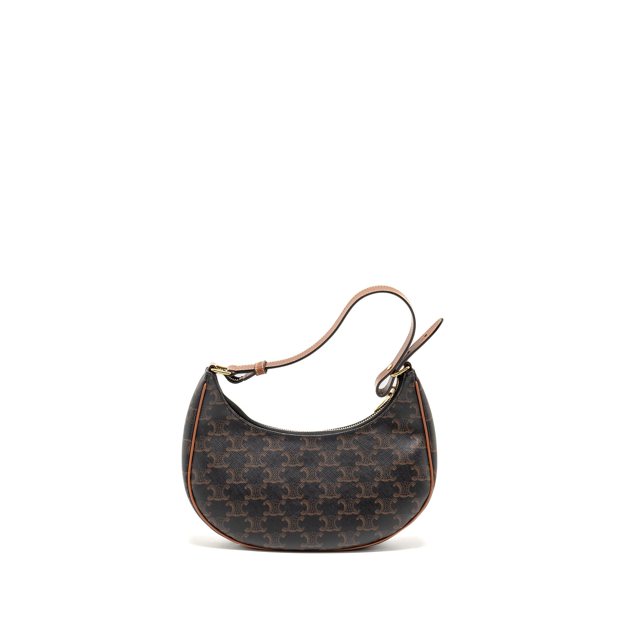 CELINE AVA BAG TRIOMPHE CANVAS TAN GHW