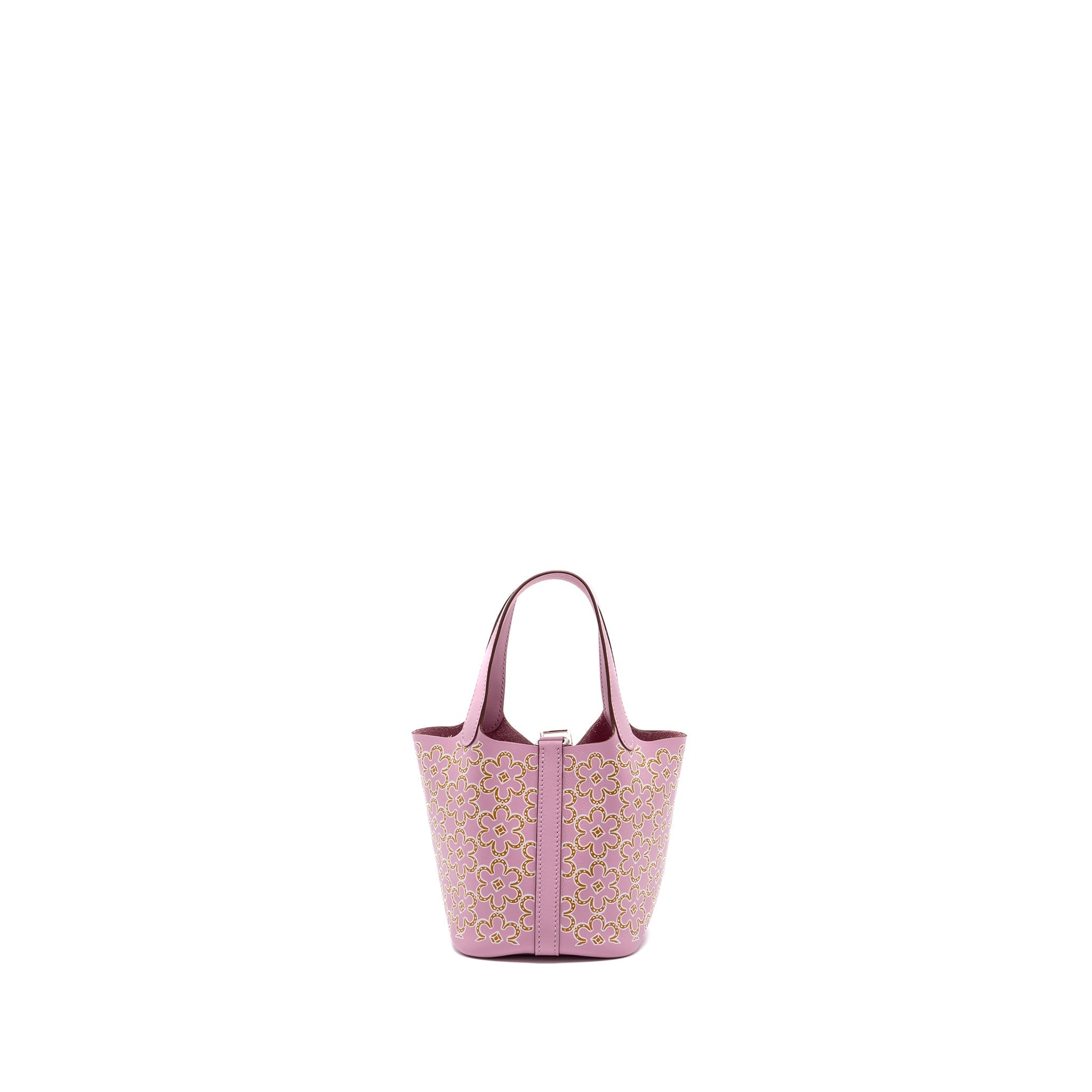 HERMES LUCKY DAISY MICRO PICOTIN 14 LOCK BAG SWIFT MAUVE SYLVESTRE SHW