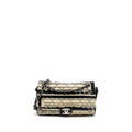 CHANEL CENTRAL STATION / LE TRAIN FLAP BAG FABRIC MULTICOLOUR SHW