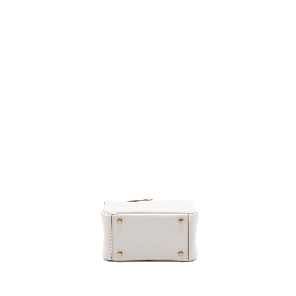 HERMES MINI LINDY SWIFT GRIS PALE / GRIS MEYER GHW