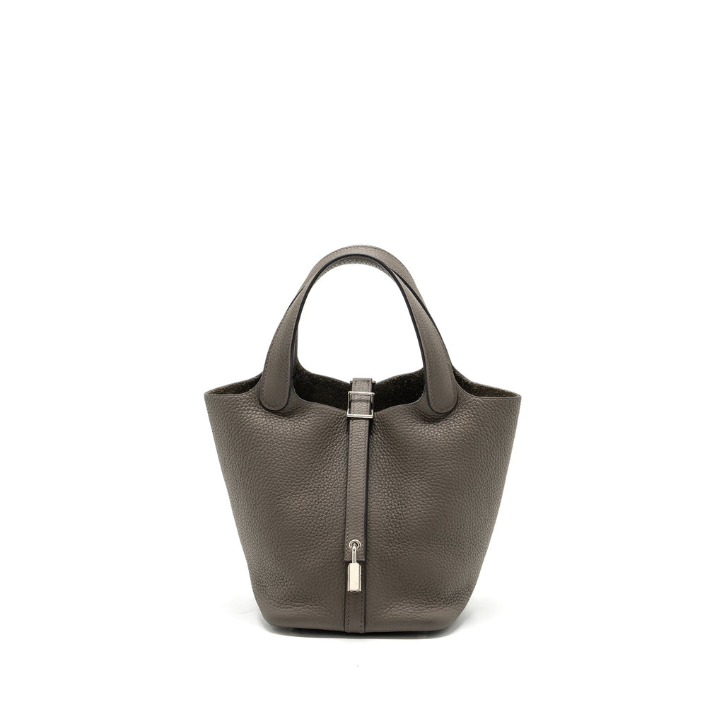HERMES PICOTIN 18 CLEMENCE GRIS ETAIN SHW