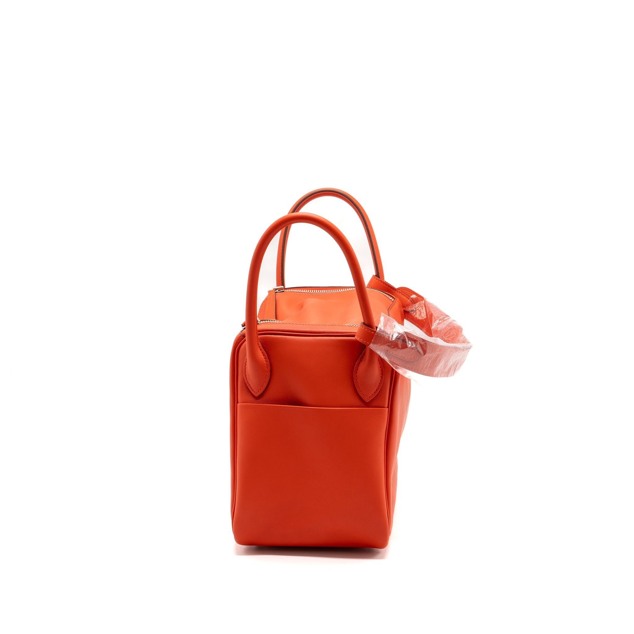 HERMES LINDY 30 SWIFT LEATHER RED SHW