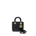 DIOR SMALL MY ABC LADY DIOR LAMBSKIN BLACK GHW