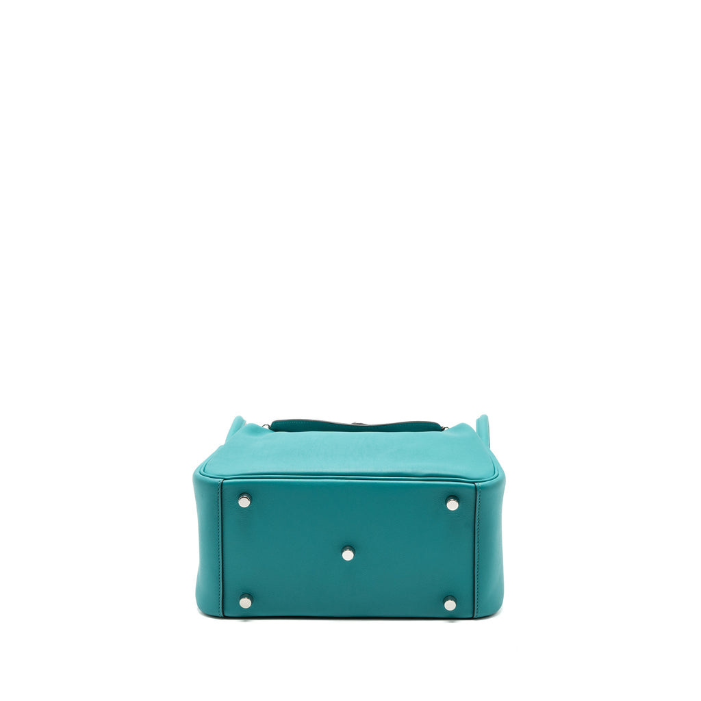 HERMES LINDY 26 SWIFT BLUE PAON SHW