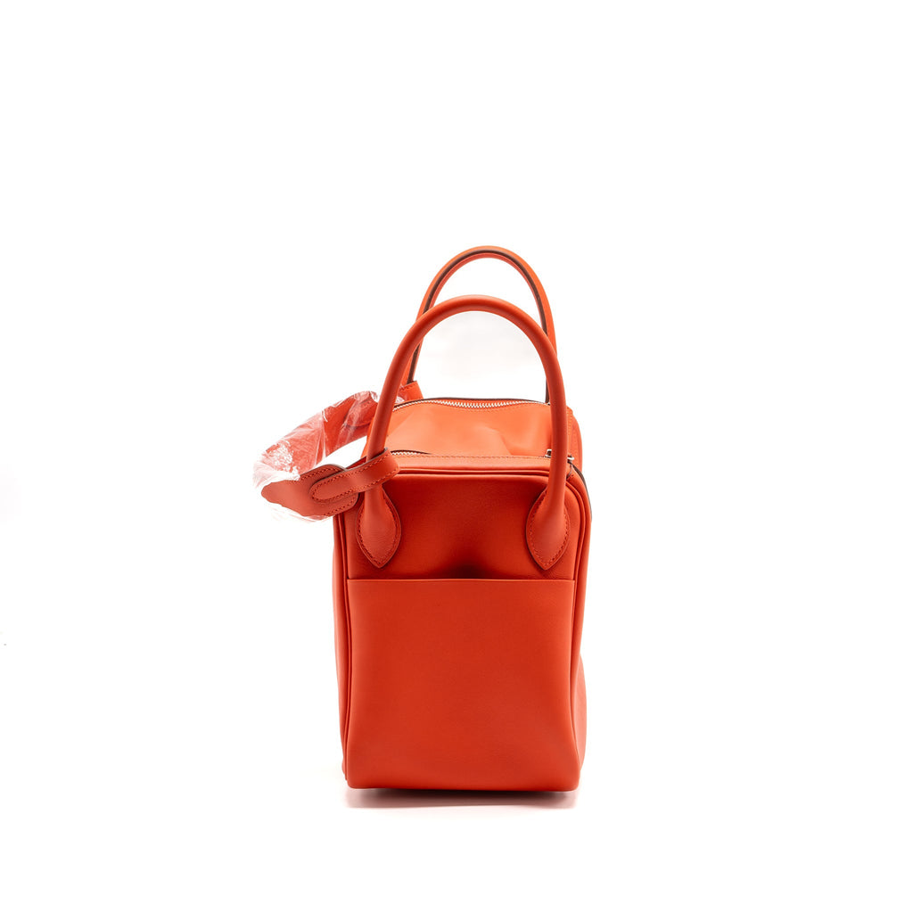 HERMES LINDY 30 SWIFT LEATHER RED SHW