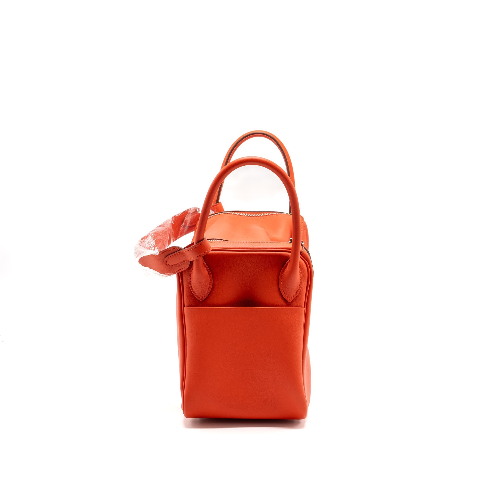 HERMES LINDY 30 SWIFT LEATHER RED SHW