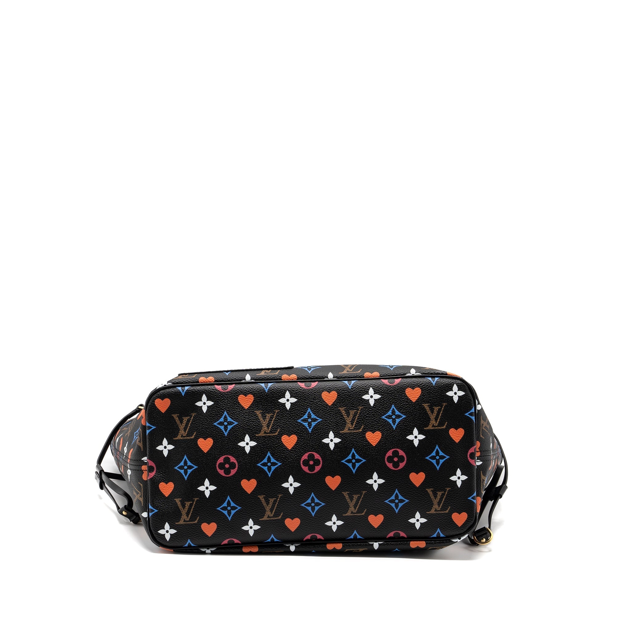 LOUIS VUITTON GAME ON NEVERFULL MM LIMITED EDITION MONOGRAM MULTICOLOURED CANVAS GHW