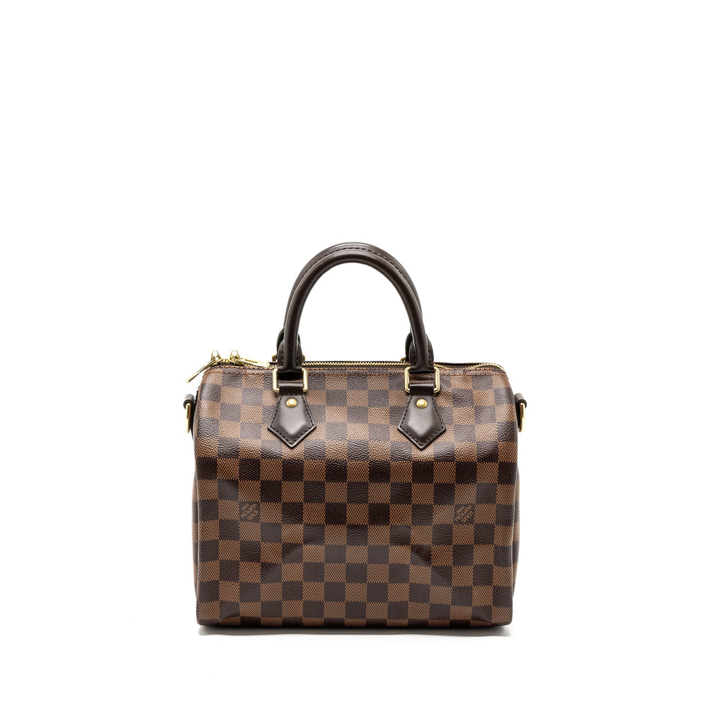 LOUIS VUITTON SPEEDY BANDOULIERE 25 DAMIER EBENE CANVAS GHW (NEW VERSION)