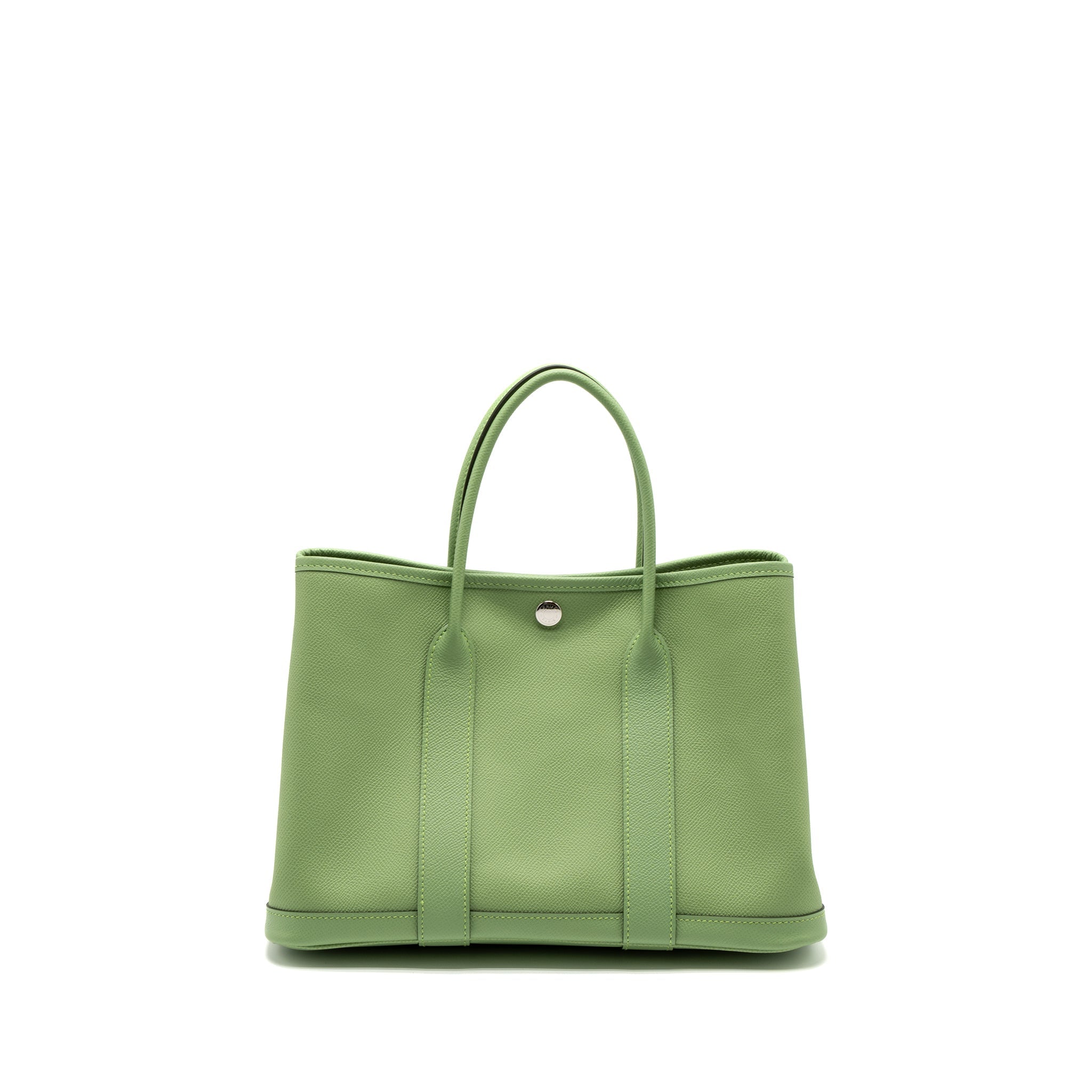 HERMES GARDEN PARTY 30 EPSOM VERT CRIQUET SHW