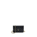 CHANEL CLASSIC WALLET ON CHAIN CAVIAR BLACK GHW