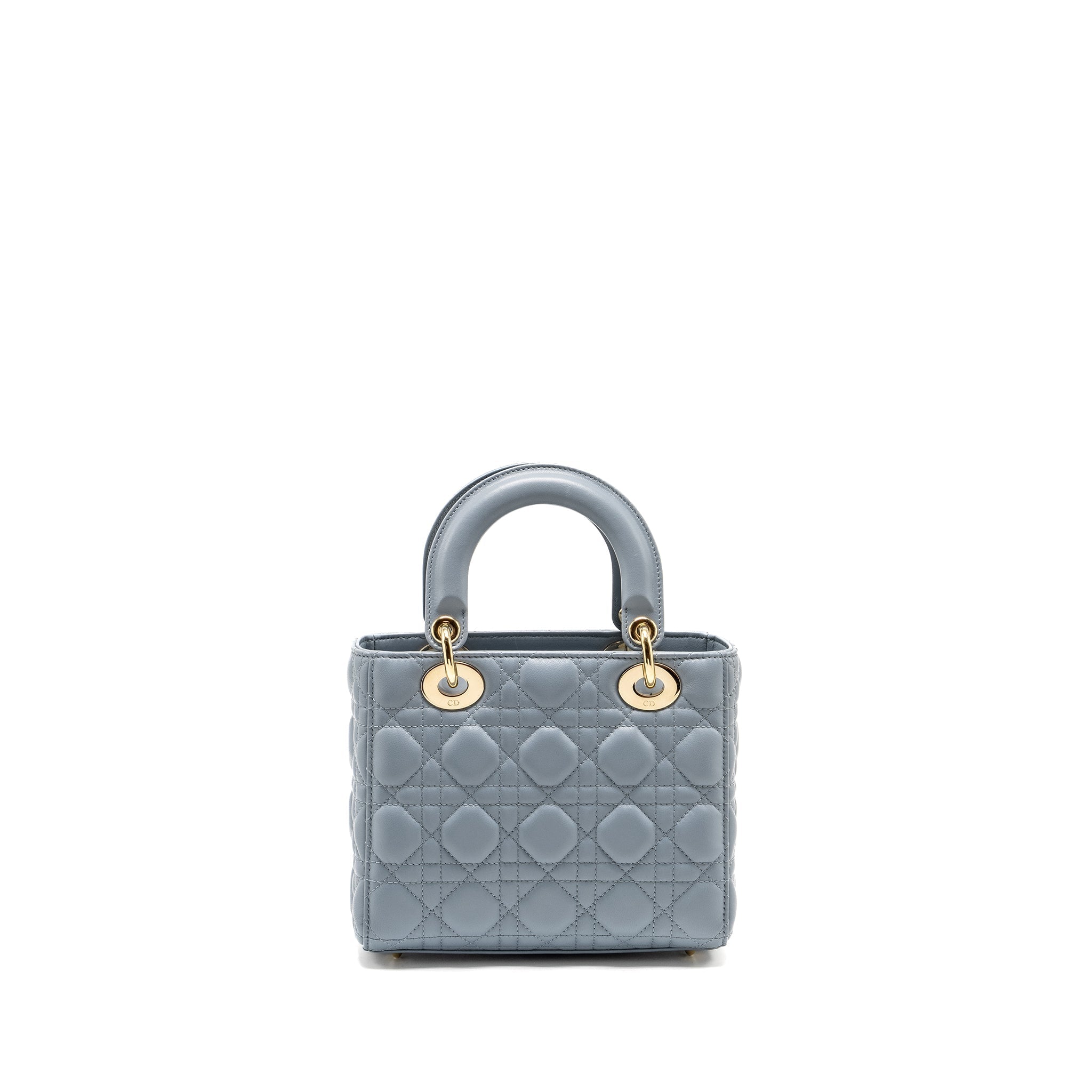 DIOR MY ABC SMALL LADY DIOR LAMBSKIN BLUE LGHW