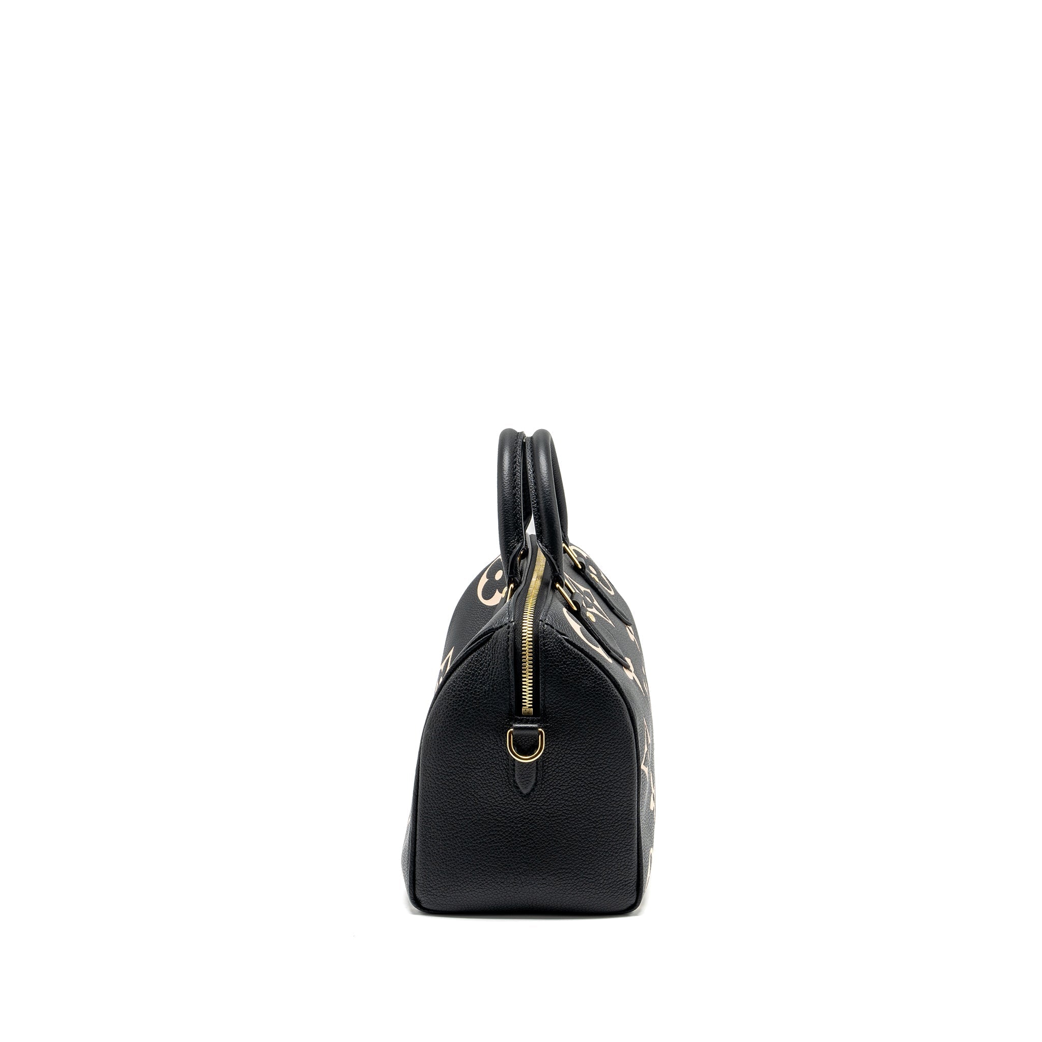LOUIS VUTTION SPEEDY BANDOULIERE 25 BICOLOUR MONOGRAM EMPREINTE BLACK/MULTICOLOUR GHW