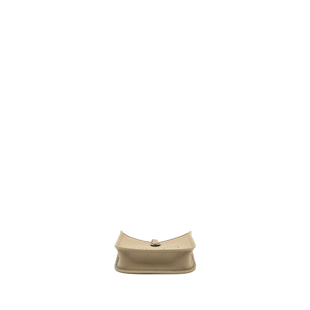 HERMES MINI EVELYNE CLEMENCE BEIGE MARFA GHW