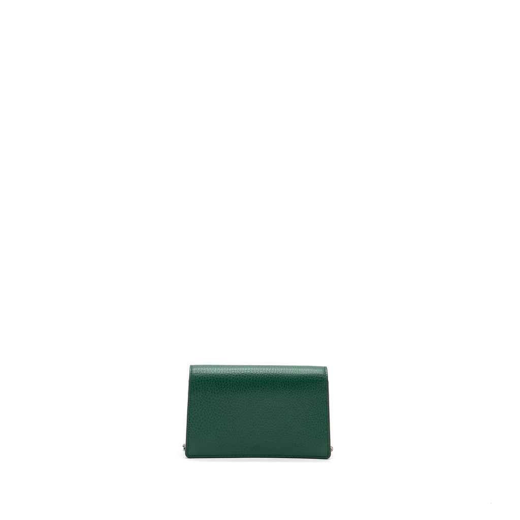 GUCCI DIONYSUS SUPER MINI CALFSKIN GREEN BRUSHED GHW