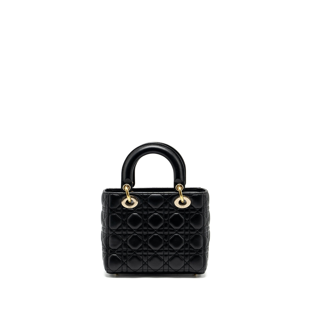 DIOR SMALL MY ABC LADY DIOR LAMBSKIN BLACK GHW