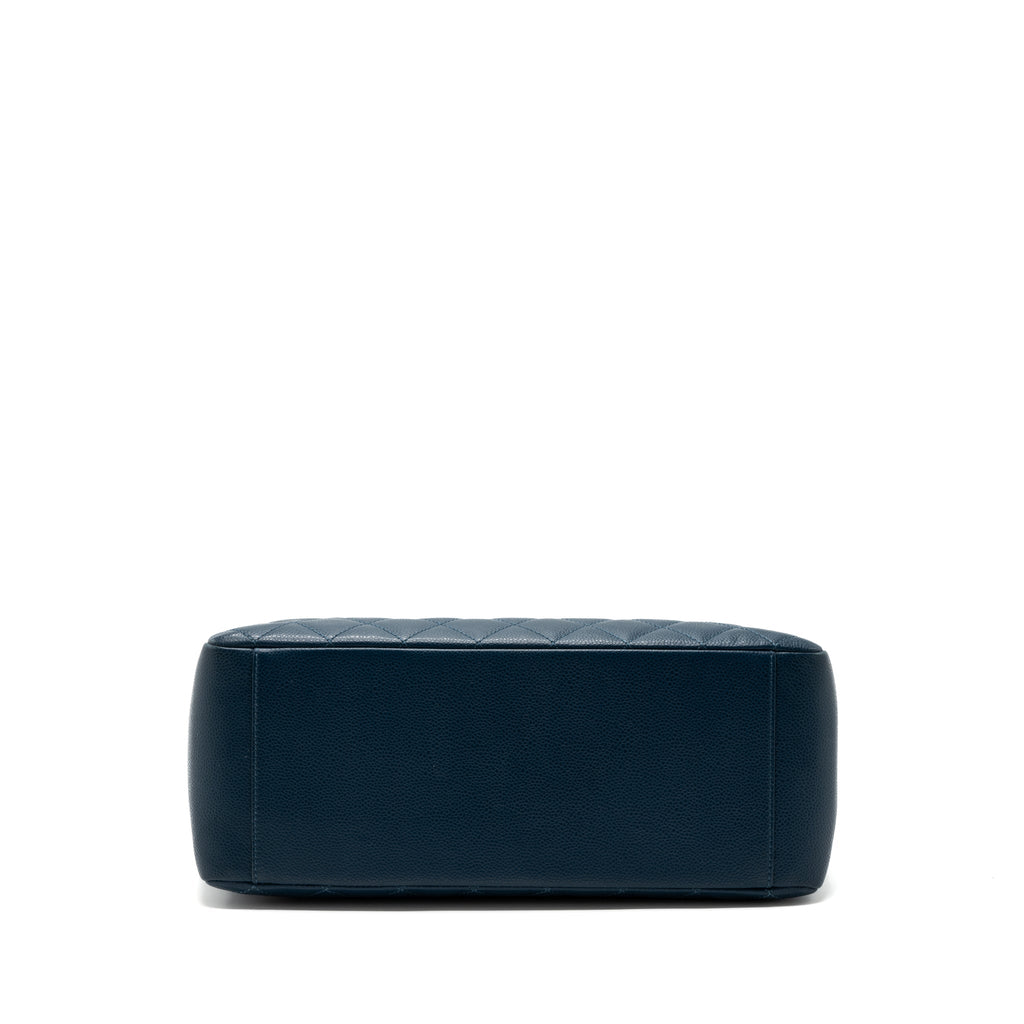 CHANEL GRAND SHOPPING TOTE/ GST CAVIAR DARK BLUE SHW