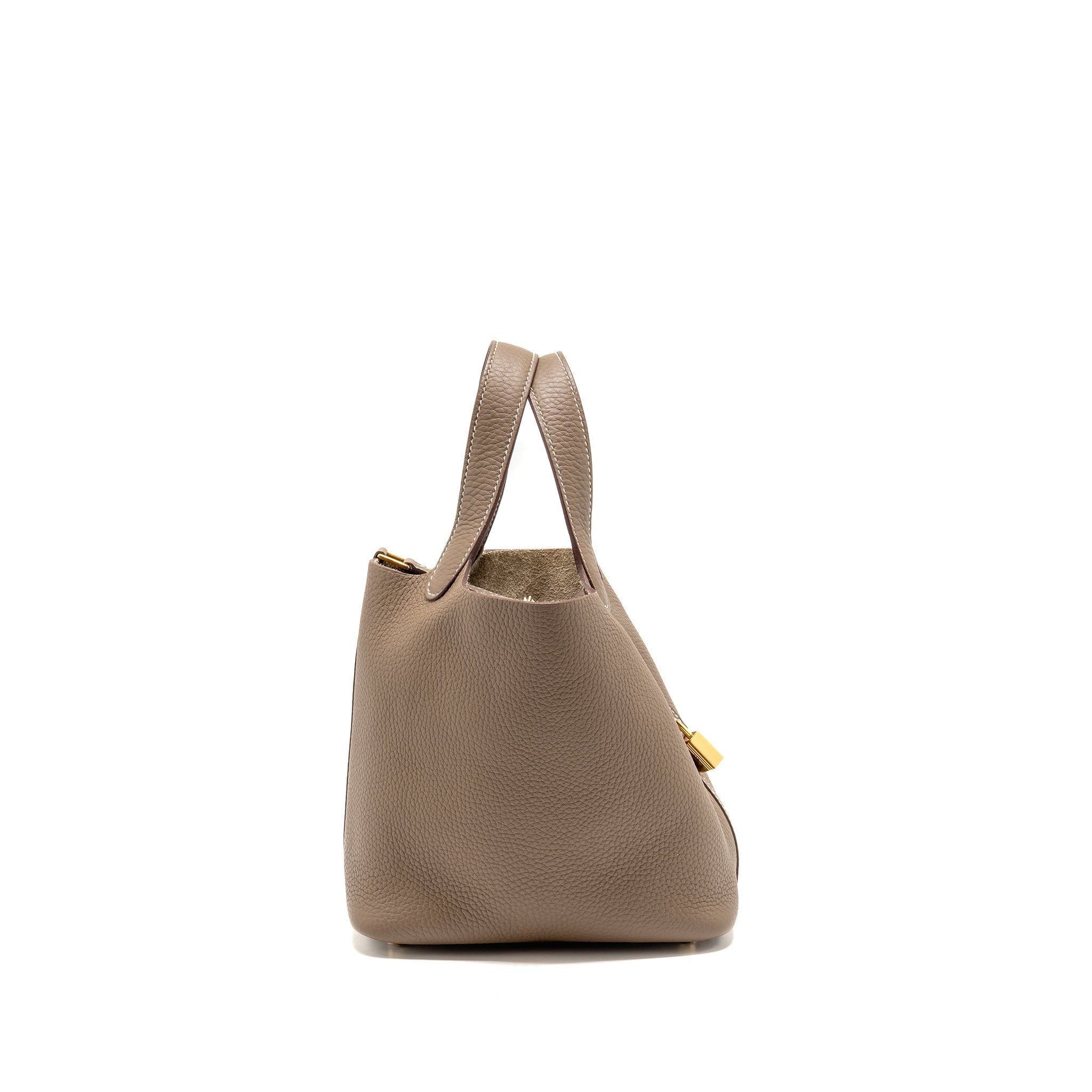 HERMES PICTON 18 LOCK BAG CLEMENCE ETOUPE GHW