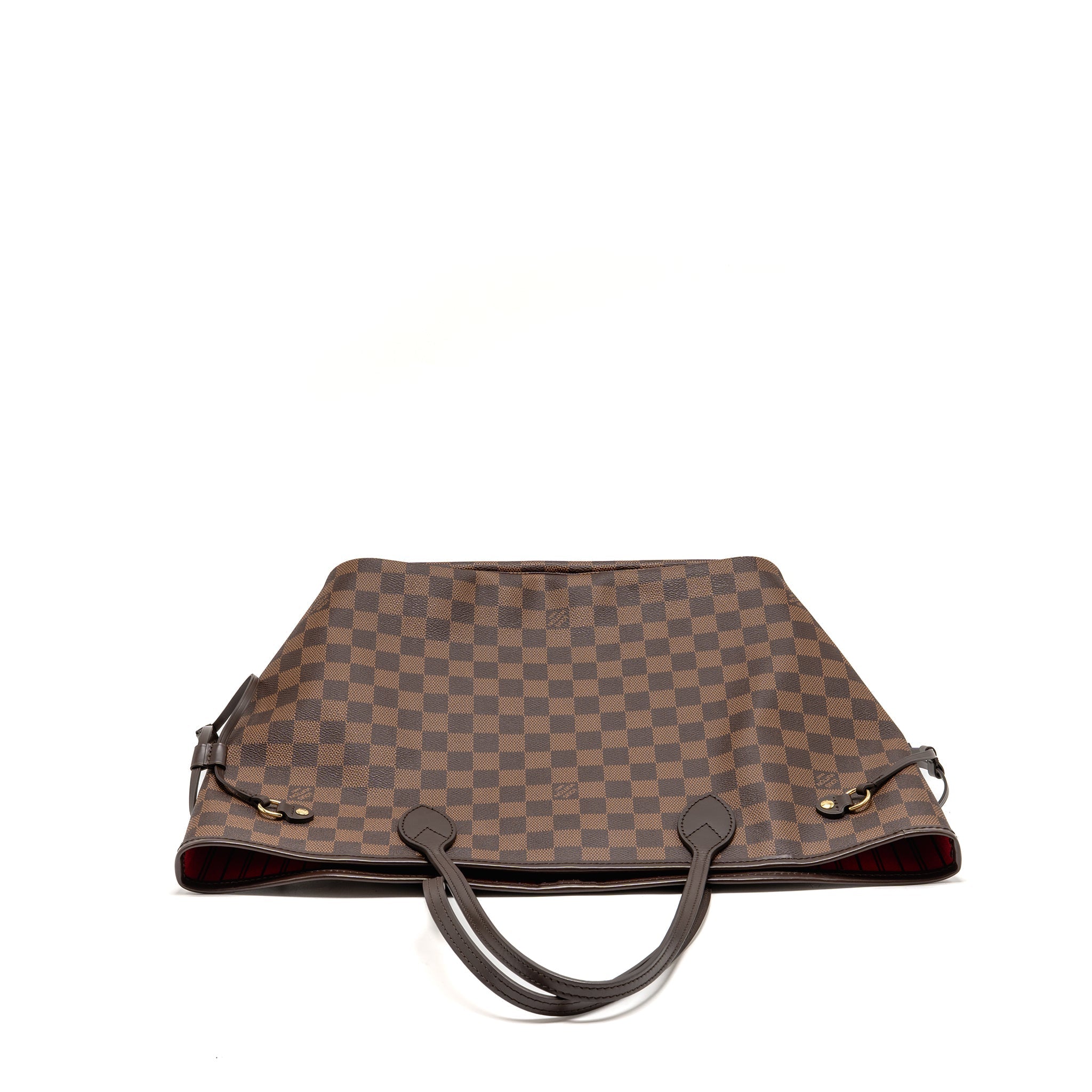 LOUIS VUITTON NEVERFULL MM DAMIER EBENE CANVAS GHW