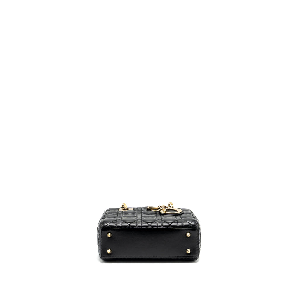 DIOR SMALL MY ABC LADY DIOR LAMBSKIN BLACK GHW