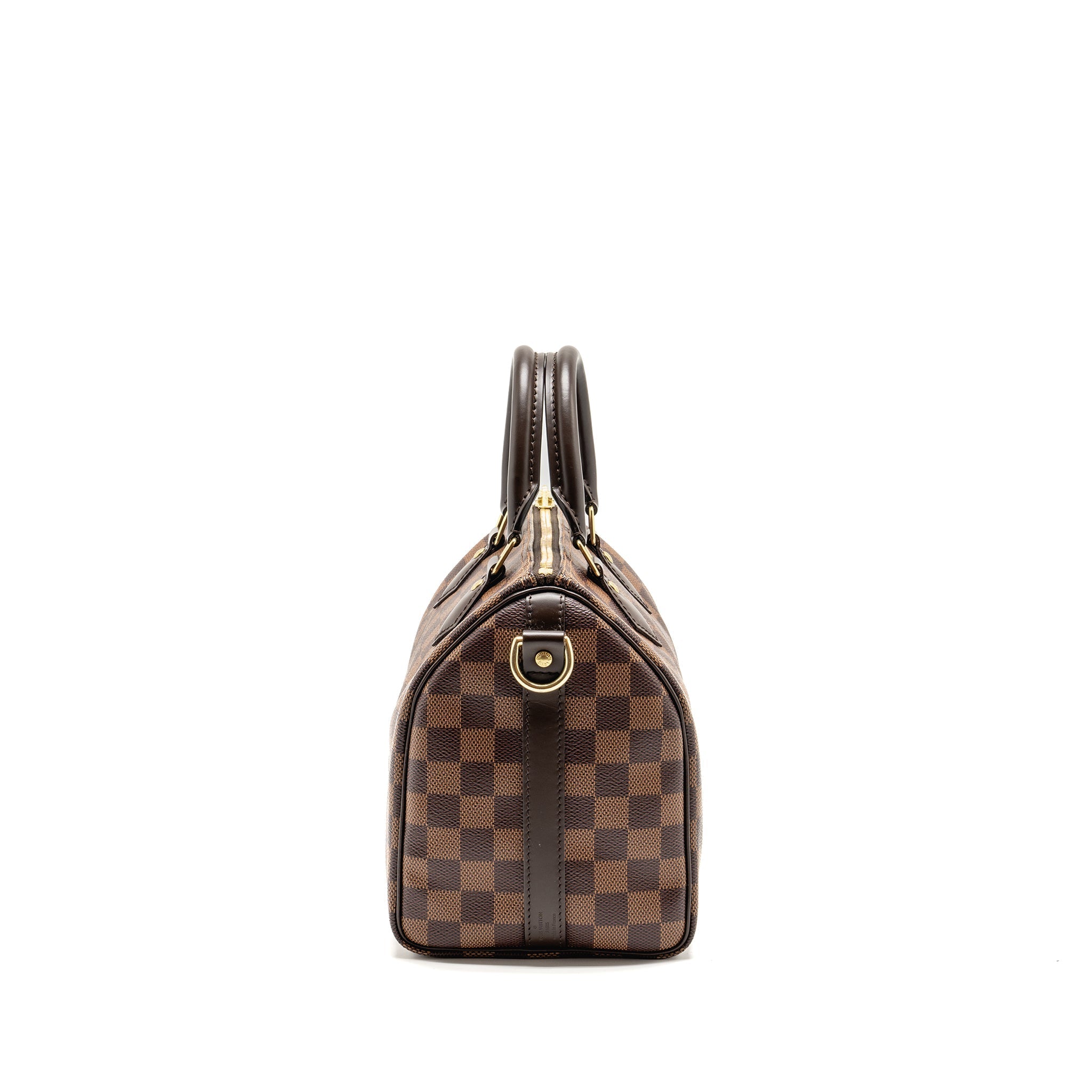 LOUIS VUITTON SPEEDY BANDOULIERE 25 DAMIER EBENE GHW