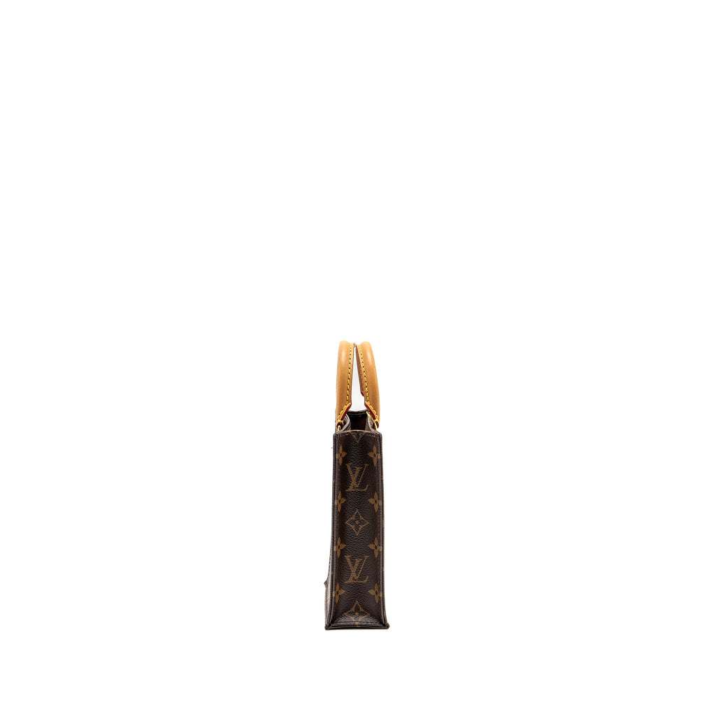 LOUIS VUITTON PETIT SAC PLAT MONOGRAM CANVAS GHW